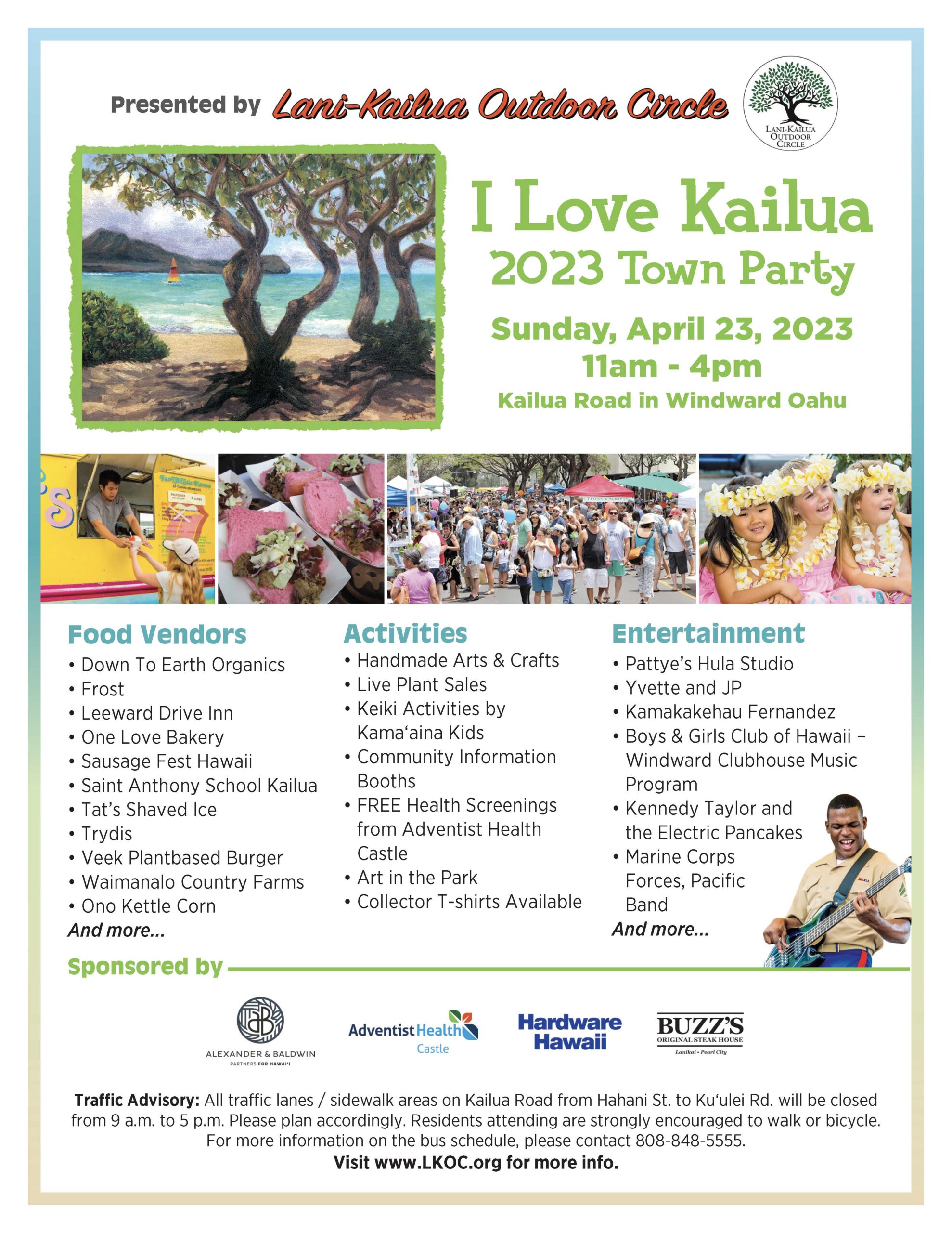 I Love Kailua Town Party 2023 Kailua Town